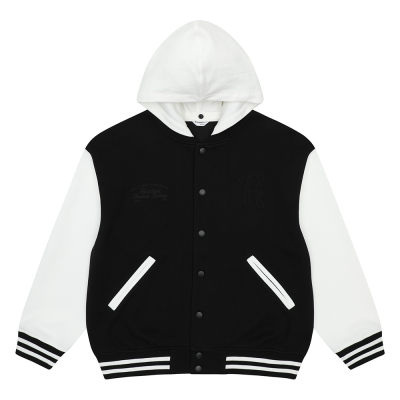 [에꼴리에] 남녀공용 봄신상 클래식 더블직 야구점퍼(26A0101)