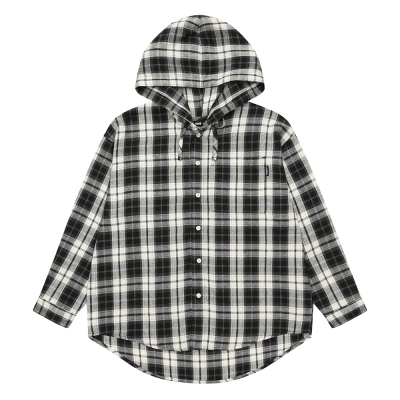 [소이] 남녀공용 봄신상 체크후드셔츠(26S5331)