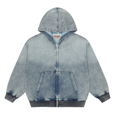 [소이] 여자 봄신상 인디고쮸리 워싱집업점퍼(26S5181)