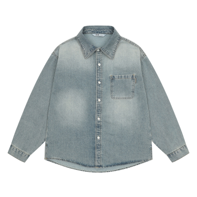 [소이] 남녀공용 봄신상 블루데님셔츠(26S1302)