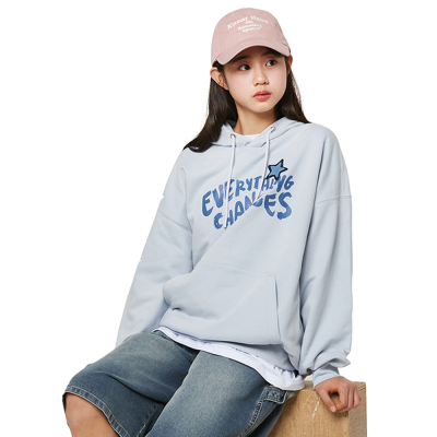 [소이] 여자 봄신상 데님패치워크후드티(26S0457)