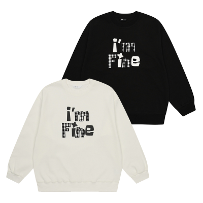 [소이] 여자 봄신상 패치워크맨투맨티(26S0454)