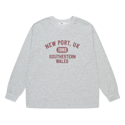 [소이] 남자 봄신상 루즈핏멜란지티(26S0408)