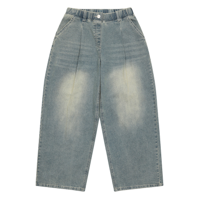 [소이] 여자 봄신상 원턱백폴딩 빅와이드빈티지진(26S0255)