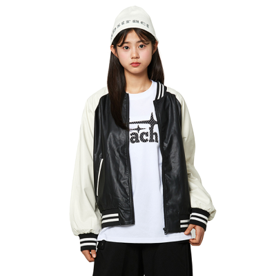 [소이] 여자 봄신상 레더바시티점퍼(26S0151)