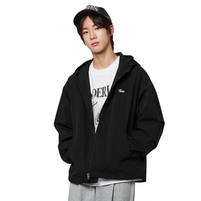[소이] 남자 봄신상 블랙윈드후드점퍼(26S0103)