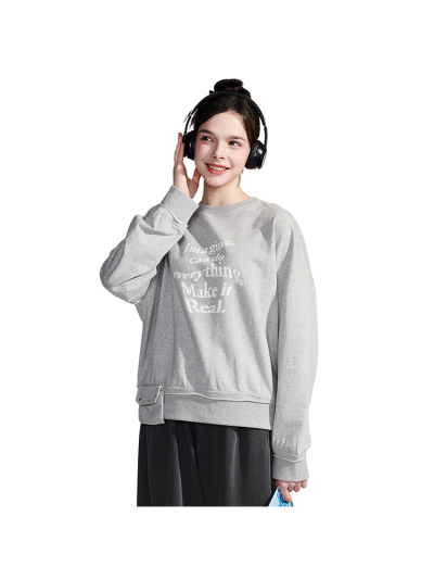 [틴톡] 여자 봄신상 빈티지커팅미니백맨투맨티(26OT454)