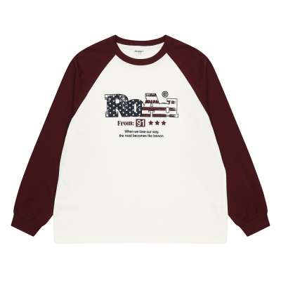 [에꼴리에] 남자 봄신상 아메리칸나염배색라글란티(26A3409)