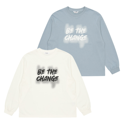 [에꼴리에] 남자 봄신상 빈티지프린팅싱글라운드티(26A1406)