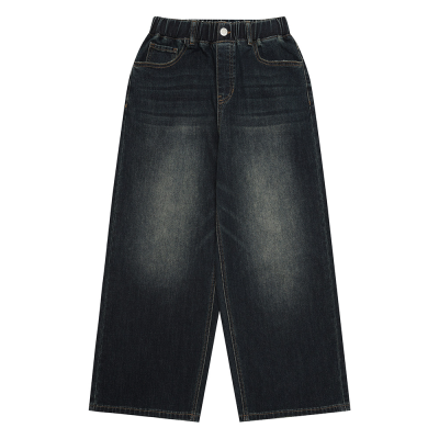 [에꼴리에] 남자 봄신상 와이드 스트레이트 다크워싱진(26A1203)