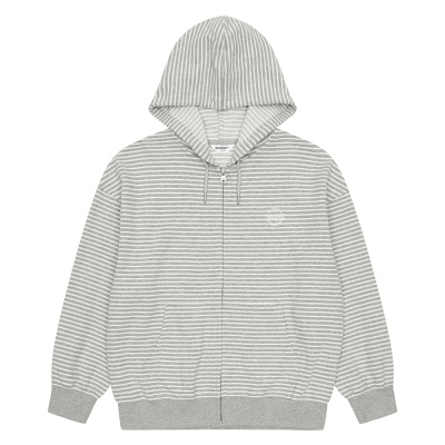 [에꼴리에] 여자 봄신상 소프트스트라이프후드점퍼(26A0153)