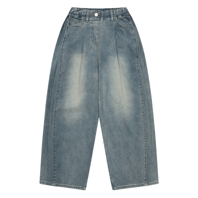 [소이] 여자 봄신상 원턱폴딩빈티지블루진(26S1255)