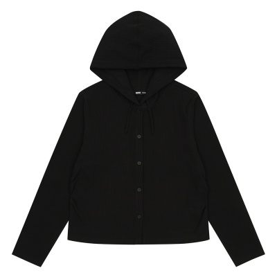 [소이] 여자 봄신상 골지레이어드 후드점퍼(26S1153)