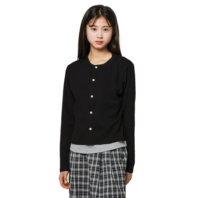 [소이] 여자 봄신상 골지레이어드가디건티(26S5482)