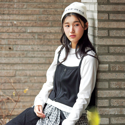 [소이] 여자 봄신상 골지뷔스티에레이어드티(26S5458)