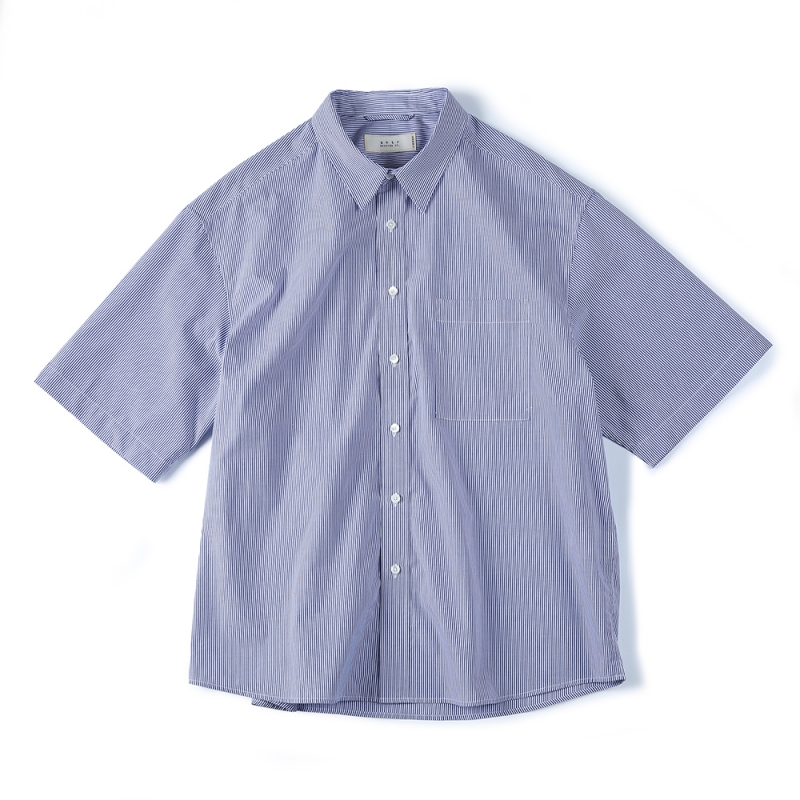 Loosed Half Shirts (Blue Stripe)