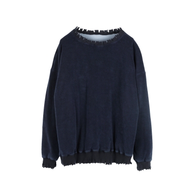 T by BIRTHDAYSUIT - Reversible Towel Sweat (Navy)