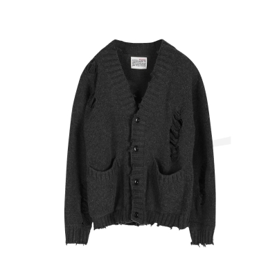 Damage Cardigan - Black