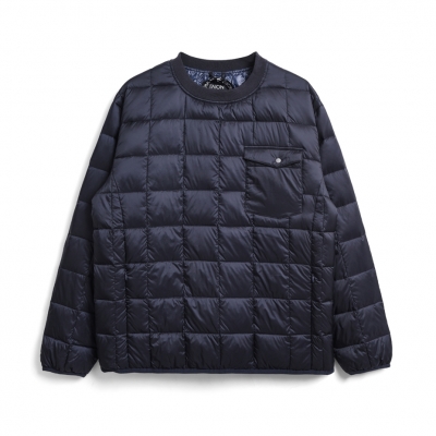 Crew Neck Pocket Down P/O - Navy