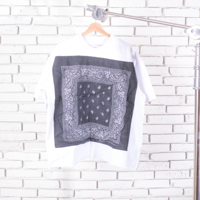 T by BIRTHDAYSUIT : Vintage Bandana S/S (White)-10