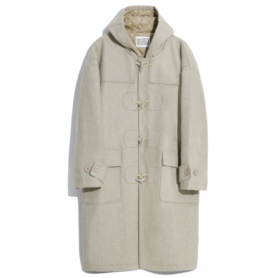 Big Long Duffle Coat - M.Beige