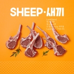 [SHEEP새끼] 뉴질랜드 3개월미만 프렌치랙 480g (냉동)