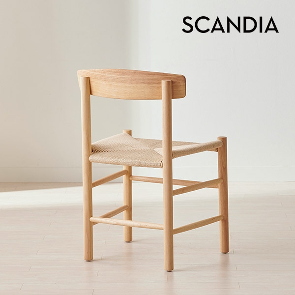 [스칸디아]오트 데니쉬코드 원목 의자(C타입)