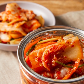 팜스락 돌산 삼채 썰은배추김치 500g (무료배송)