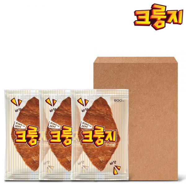 달콤바삭 대왕 수제 크룽지 38g X 3봉 (총 3개)  (무료배송)