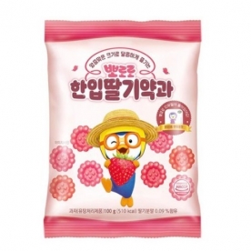 [수요특가] 뽀로로 한입딸기약과 100g x 24봉 (무료배송)
