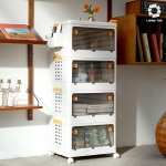 리빙톤 트롤리 수납장 4단세트 이동식 폴딩 리빙박스 (무료배송)