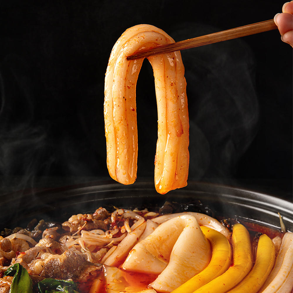말랑쫄깃 마라탕,마라샹궈,찜닭등 남사부 분모자 일자분모자/넙적분모자/뉴진면 골라담기 250g~ (무료배송)