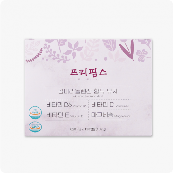 [토란s특가] 프리핌스 / 감마리놀렌산 함유 생리전 증후군 850mg x 120캡슐