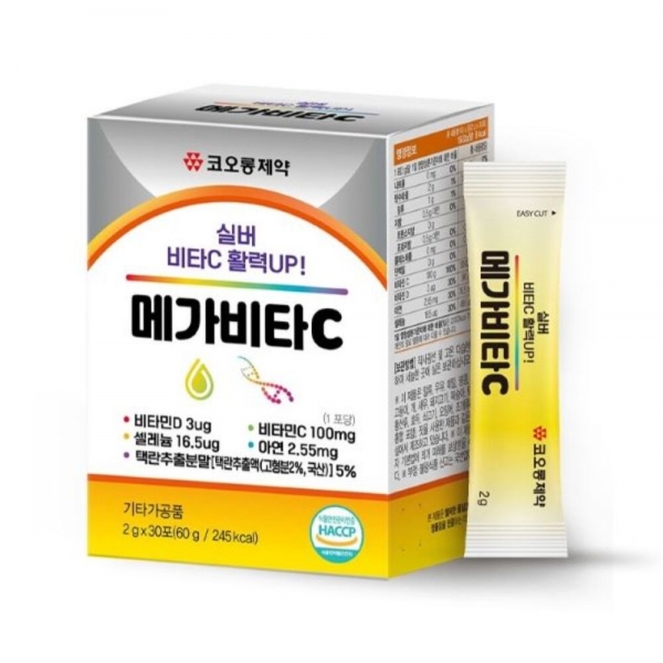 [코오롱제약] 메가비타C 2g x 30포 (무료배송)