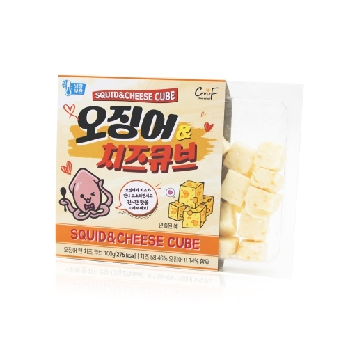 오징어&치즈 큐브 100g*5입 X 1박스 (무료배송)