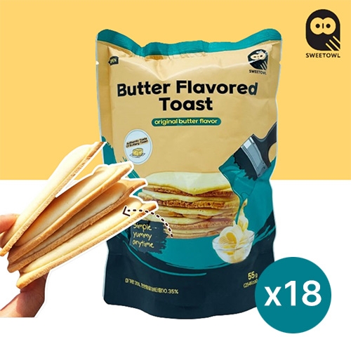 스위톨 버터향 토스트 스낵 55g x 18봉 (무료배송)