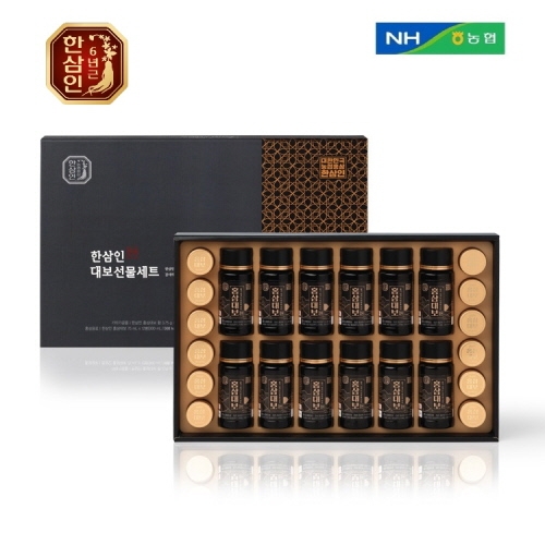 농협 한삼인 2025년 새해 부모님 명절 선물 홍삼 홍삼 대보 선물세트 2호+쇼핑백증정 (무료배송)