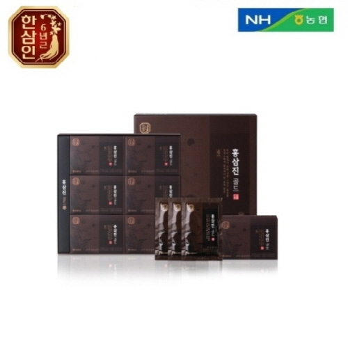 농협 한삼인 6년근 홍삼진골드 50mlx30포 선물 쇼핑백 증정 (무료배송)