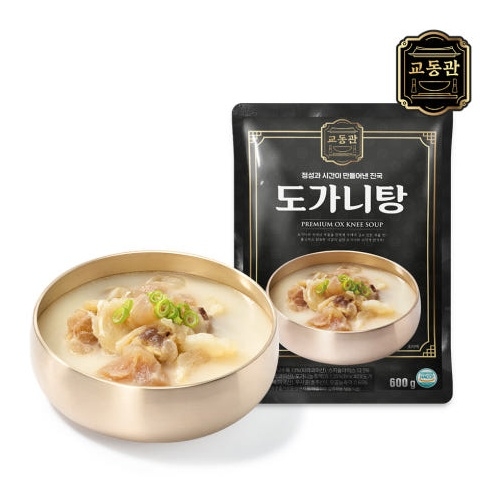 [토란s특가] 교동관 도가니탕 600g*5팩 x 1박스 (총 3KG) (무료배송)