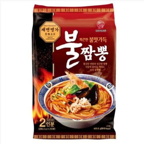 [임박특가] 본고장 제면명가 수타식 옛날짜장/불짬뽕/김치우동 400~490g*6팩 x 1박스 골라담기 (팩당 1,983원, 총 12인분) (무료배송)