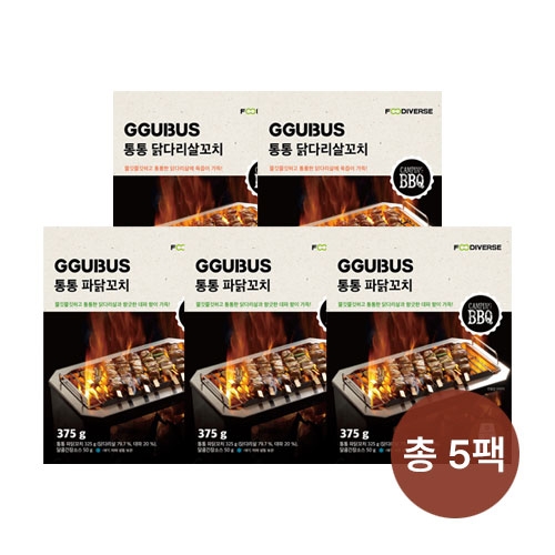 닭다리살꼬치 375g x 2팩 + 파닭꼬치 375g x 3팩 (총5팩구성) (무료배송) 닭다리살꼬치 375g x 2팩 + 파닭꼬치 375g x 3팩 (총5팩구성) (무료배송)