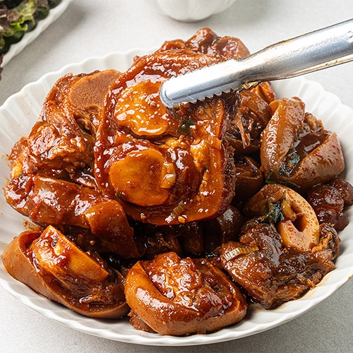 먹스타 한우 매콤 우족찜 1.4kg X 1팩 (무료배송)