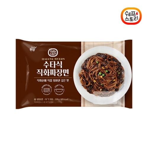 [임박특가] 쉐프스토리 직화짜장면 330g*8팩 x 1박스 (개당 1,737원, 총 2.64kg) (무료배송)