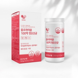 [임박특가] [헬시알엔] 플로라이뮨 100억 생 질 유래 유산균 350mg*30캡슐(1개월분) (무료배송)