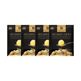 크리스탈제이드 레몬딜버터 크림새우 355g x 4팩 (무료배송)