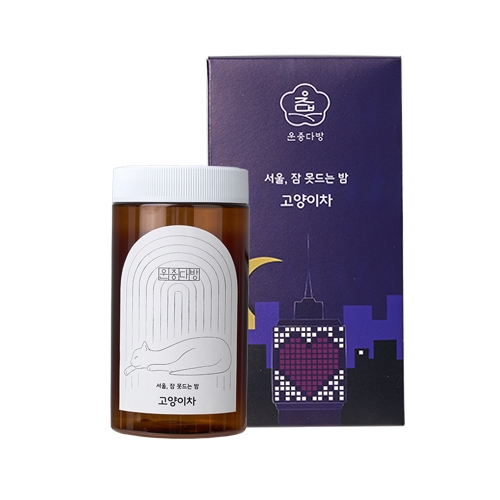 [잠잘오는차] 운중다방 서울,잠못드는밤 고양이차 0.8g*30T (페퍼민트차)