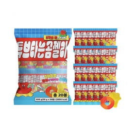 [토란s특가] 튜브타는 곰젤리 600g (30g*20입)