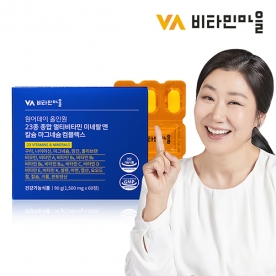 [비타민마을] 원어데이 올인원 23종 종합 멀티비타민 미네랄 앤 칼슘 마그네슘 콤플렉스 1,500mg*60정 X 1개 (무료배송)