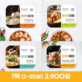 [앵콜특가] 얼큰칼칼 4종 탕시리즈 480g(2~3인분) 골라담기 (4팩이상 구매가능) (무료배송)