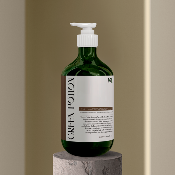 모바웃 그린포션 어성초 샴푸 1000ml x 2개 (무료배송)